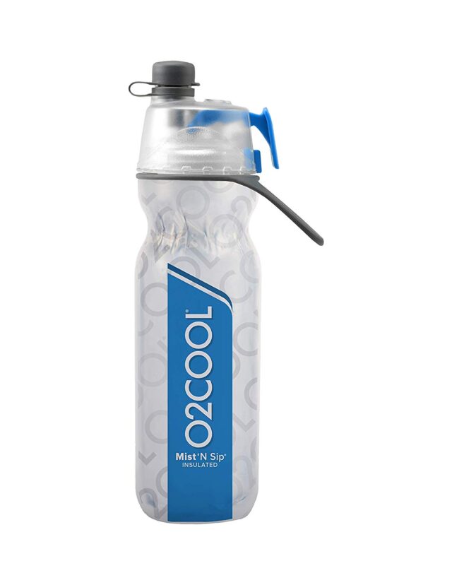 BLUE O2Cool MIST N SIP INSULATED Water Bottle