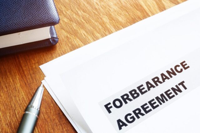 forbearance agreement paper